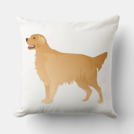 Golden Retriever Basic Brettdesign Kissen