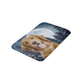 Golden Retriever Bath Mat Badematte (Schrägansicht)