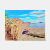 Golden retriever begrüßen Matt Fußmatte (Vorderseite)