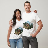 Golden Retriever Berghütte T-Shirt (Unisex)