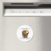 Golden Retriever Best Friend 2 - Magnet (In Situ (Geschirrspüler))