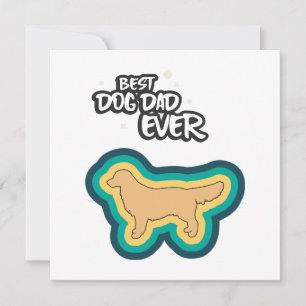 Golden Retriever Bester Hund Papa Aller Zeiten Ich Karte