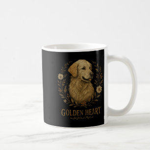 Golden Retriever bestickt Coole Floral Boho Dog Kaffeetasse