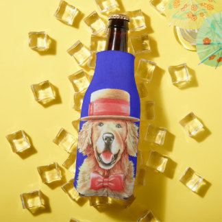 Golden Retriever Biere Cooler Flaschenkühler