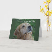 Golden Retriever Birthday Card Best People Karte (Gelbe Blume)