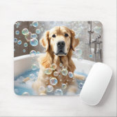 Golden Retriever Blase Bath Mousepad (Mit Mouse)