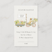 Golden Retriever Blumenbücher für Babydusche Begleitkarte (Vorderseite)