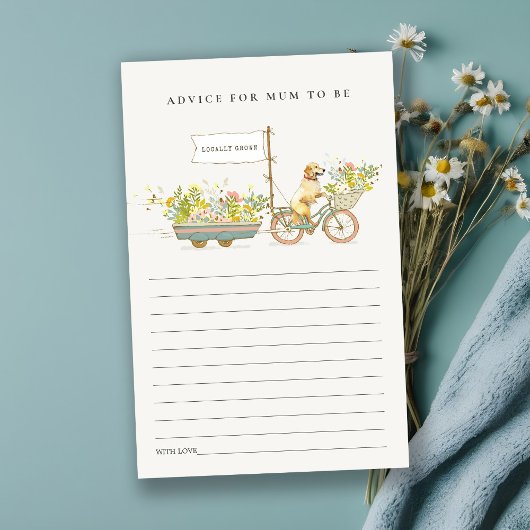 Golden Retriever Blumenempfehlung für Mama Baby Du