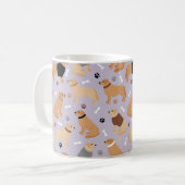Golden Retriever Bones and Paws Coffee Mug Kaffeetasse (Vorderseite Links)