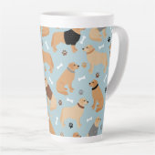 Golden Retriever Bones and Paws Milchtasse (Rechte Ecke)