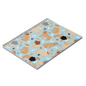 Golden Retriever Bones and Paws Notizblock (Linke Seite)
