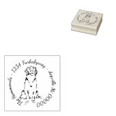 Golden Retriever Briefmarke Gummistempel (Stempel)