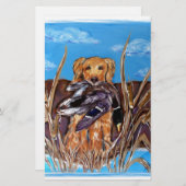 GOLDEN RETRIEVER BRIEFPAPIER (Vorne/Hinten)