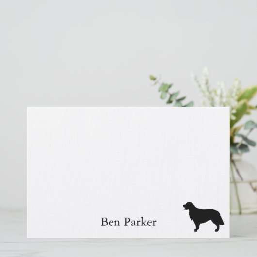 Golden retriever-Briefpapier Briefpapier (Stehend Vorderseite)