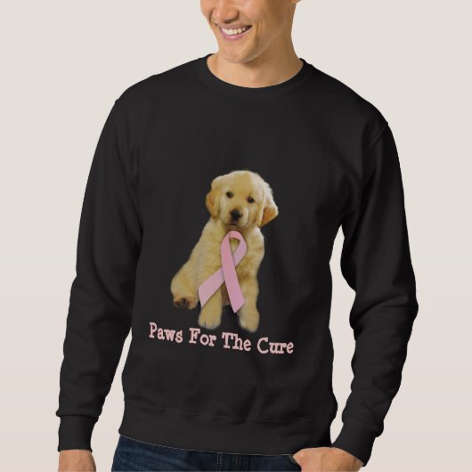 Golden retriever-Brustkrebs-UnisexSweatshirt Sweatshirt (Vorderseite)