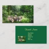 Golden retriever-Brüter-Visitenkarte Visitenkarte (Vorne/Hinten)