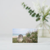 Golden retriever-Brüter-Visitenkarte Visitenkarte (Stehend Vorderseite)