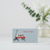 Golden retriever-Brüter-Visitenkarte Visitenkarte (Stehend Vorderseite)