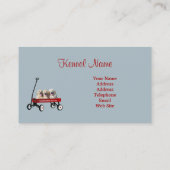 Golden retriever-Brüter-Visitenkarte Visitenkarte (Rückseite)