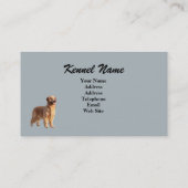 Golden retriever-Brüter-Visitenkarte Visitenkarte (Rückseite)