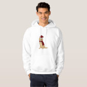Golden Retriever Buffalo Kariert Retriever Dog Lov Hoodie (Vorne ganz)
