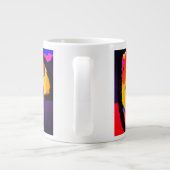 Golden Retriever bunt Jumbo-Tasse (Rückseite)