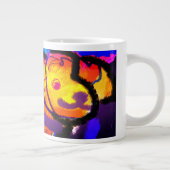 Golden Retriever bunt Jumbo-Tasse (Rechts)