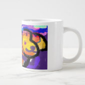 Golden Retriever bunt Jumbo-Tasse (Rechts)