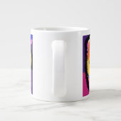 Golden Retriever bunt Jumbo-Tasse (Rückseite)