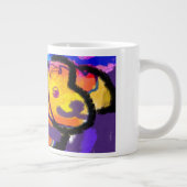 Golden Retriever bunt Jumbo-Tasse (Rechts)