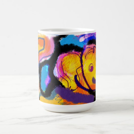 Golden Retriever bunt Kaffeetasse (Mittel)