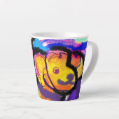 Golden Retriever bunt Milchtasse (Rechte Ecke)