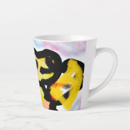 Golden Retriever bunt Milchtasse