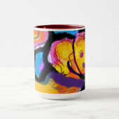 Golden Retriever bunt Tasse (Zentrum)