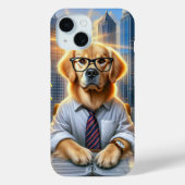 Golden Retriever BusinessMan in einem Büro Case-Mate iPhone Hülle (Rückseite)