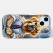 Golden Retriever BusinessMan in einem Büro Case-Mate iPhone Hülle (Rückseite (Horizontal))