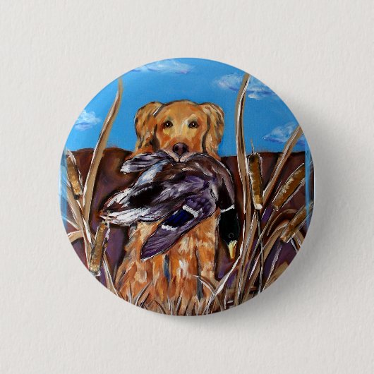 GOLDEN RETRIEVER BUTTON (Vorderseite)