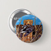 GOLDEN RETRIEVER BUTTON (Vorne & Hinten)