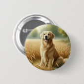 Golden Retriever Button (Vorne & Hinten)