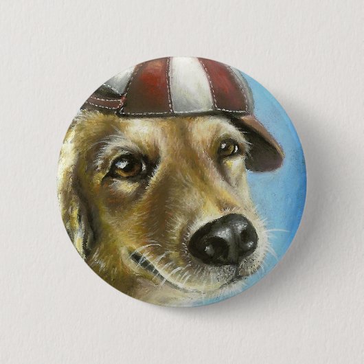 Golden Retriever Button (Vorderseite)
