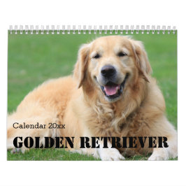 Golden Retriever Calendar 2026 Kalender