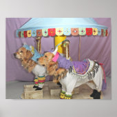 Golden Retriever Carousel Poster (Vorne)