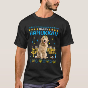 Golden Retriever Chanukah Judisch Ugly Hanukkah Sw T-Shirt