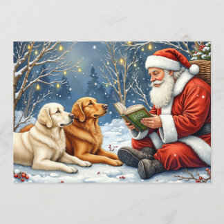 Golden Retriever Christmas Card Feiertagskarte