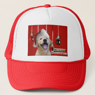 Golden Retriever Christmas Cards Gifts Truckerkappe