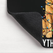 Golden Retriever Christmas I'm Fine Everything Is Mousepad (Ecke)