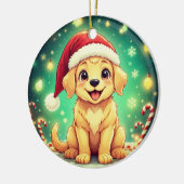 Golden Retriever Christmas Ornament (Links)