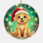 Golden Retriever Christmas Ornament (Hinten)