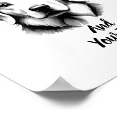 Golden Retriever Christmas Poster Instant Download (Ecke)