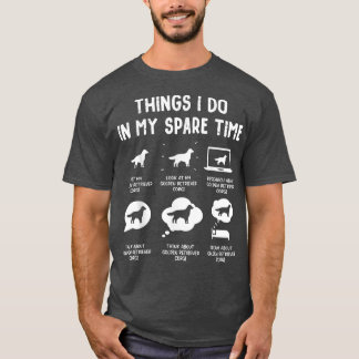Golden Retriever Corgi Dinge spare Time Funny T-Shirt